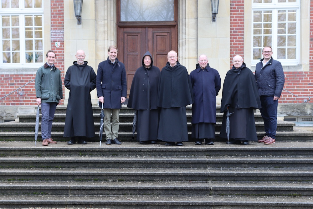 Mönche aus Kloster Gerleve informieren sich über Kreisverwaltung