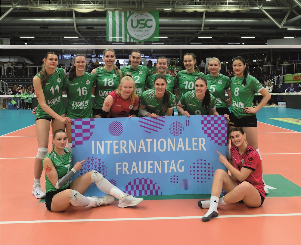 Volleyballteam des USC Münster