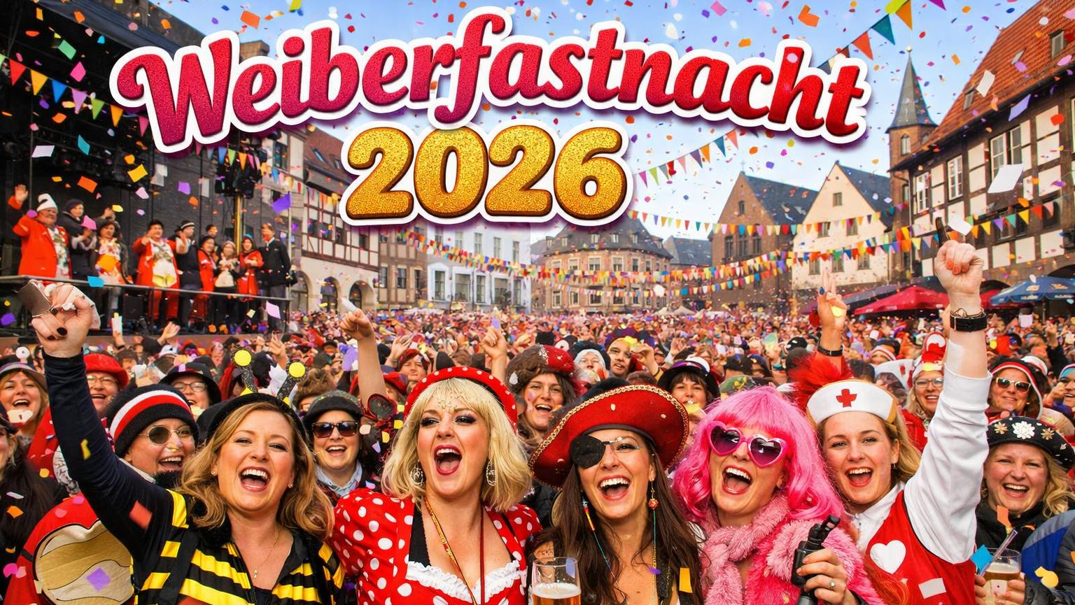Weiberfastnacht Münster 2026: Straßenstart in die närrischen Tage