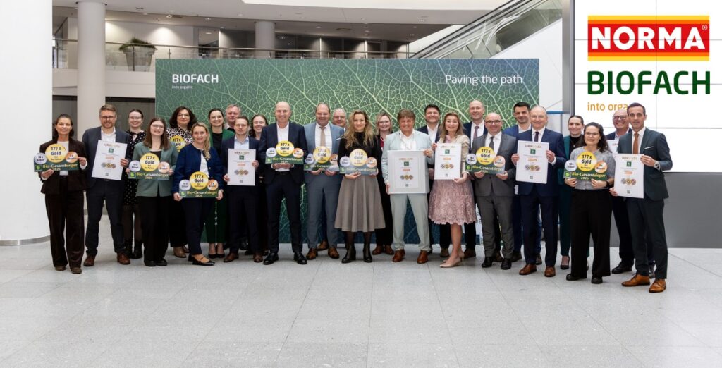 200 DLG Medaillen auf der BIOFACH 2026: NORMA zum 17. Mal in Folge Bio Gesamtsieger / Mit BIO SONNE Deutschlands bester Bio Händler