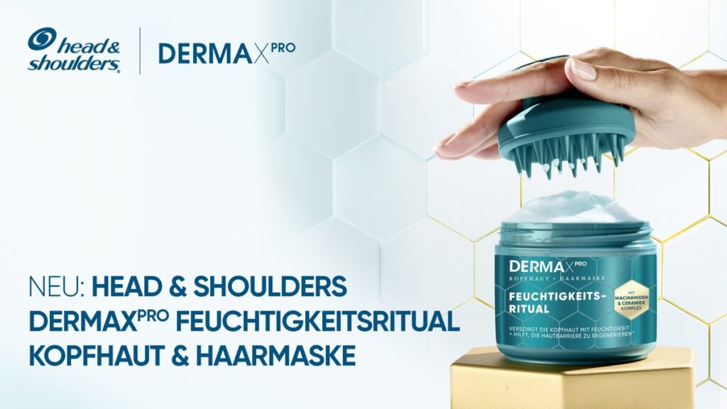 Eine gesunde Kopfhaut ist die Basis für schönes Haar Jetzt bekommt sie ein eigenes Ritual / Neu: Head & Shoulders DERMAXPRO Feuchtigkeitsritual Kopfhaut und Haarmaske