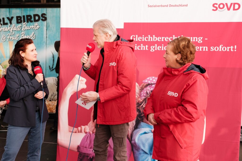 SoVD Aktion zum Equal Pay Day: Deutschland muss endlich gerecht werden!