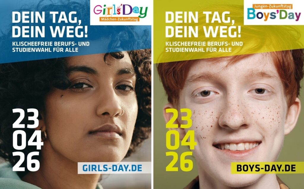 Girls'Day und Boys'Day 2026: Dein Tag, dein Weg! / Impulse für die Fachkräfte von morgen