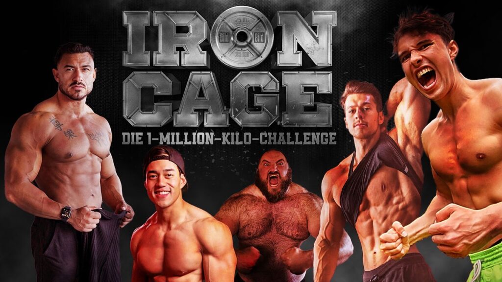 IRON CAGE Die 1 Million Kilo Challenge live bei BILD.de / Neues Fitness Format startet am 11. März 2026 / Vier Kraft Stars. Ein Käfig. Eine Million Kilo. 72 Stunden live.