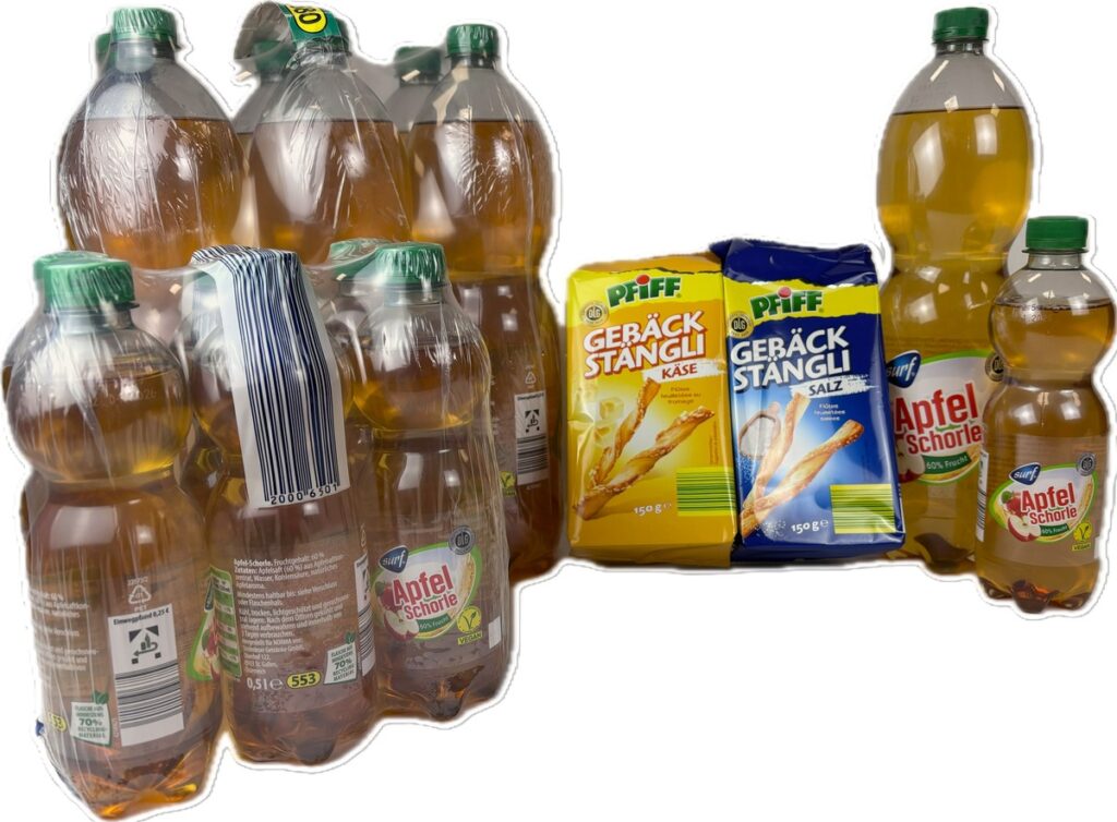 NORMA senkt Anfang Februar erneut die Preise auf Lebensmittel um bis zu 16 Prozent / SURF Apfelschorle und PFIFF Knabbereien ab sofort reduziert