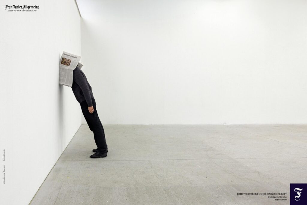 Erkenntnis durch Perspektivwechsel: Erwin Wurm wird kluger Kopf