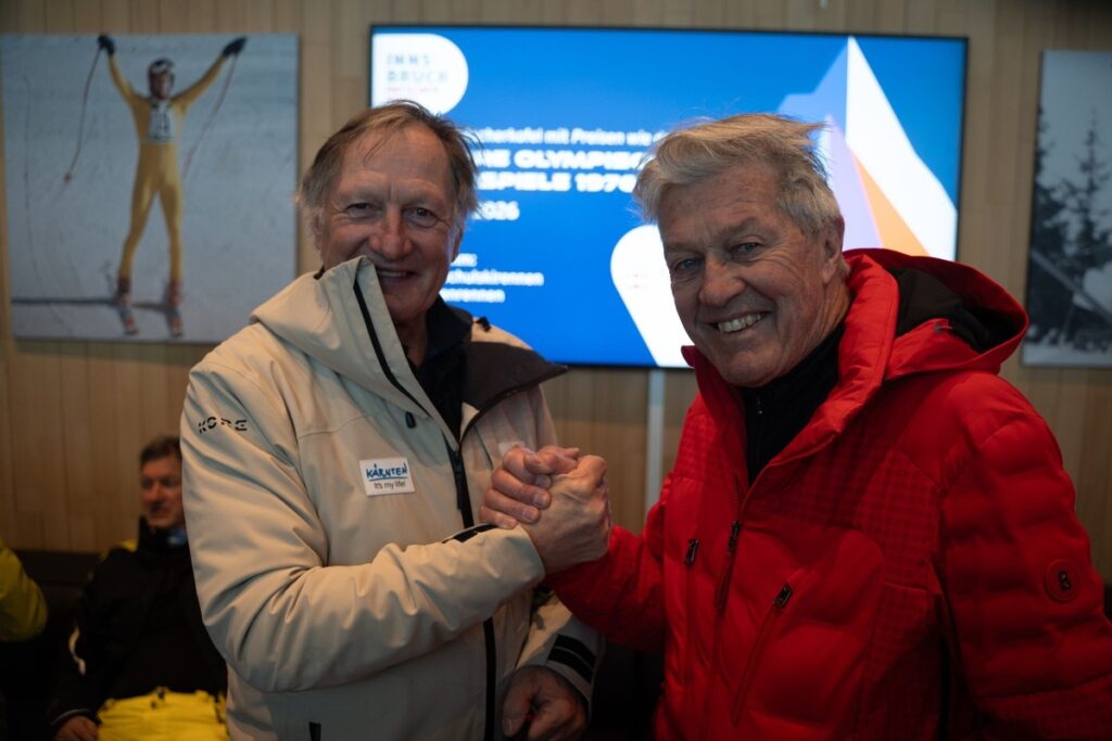 Olympia Jubiläum Franz Klammer ´76 Tag der Legenden: Team Russi gelang Olympiarevanche