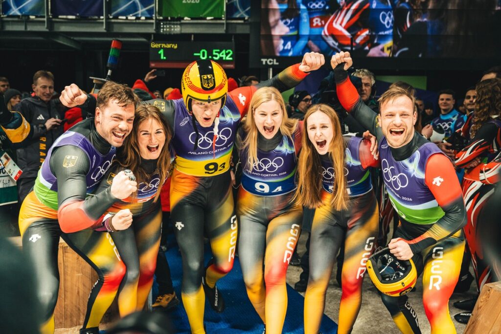 Die Welt rückt näher zusammen im olympischen Rodelsport