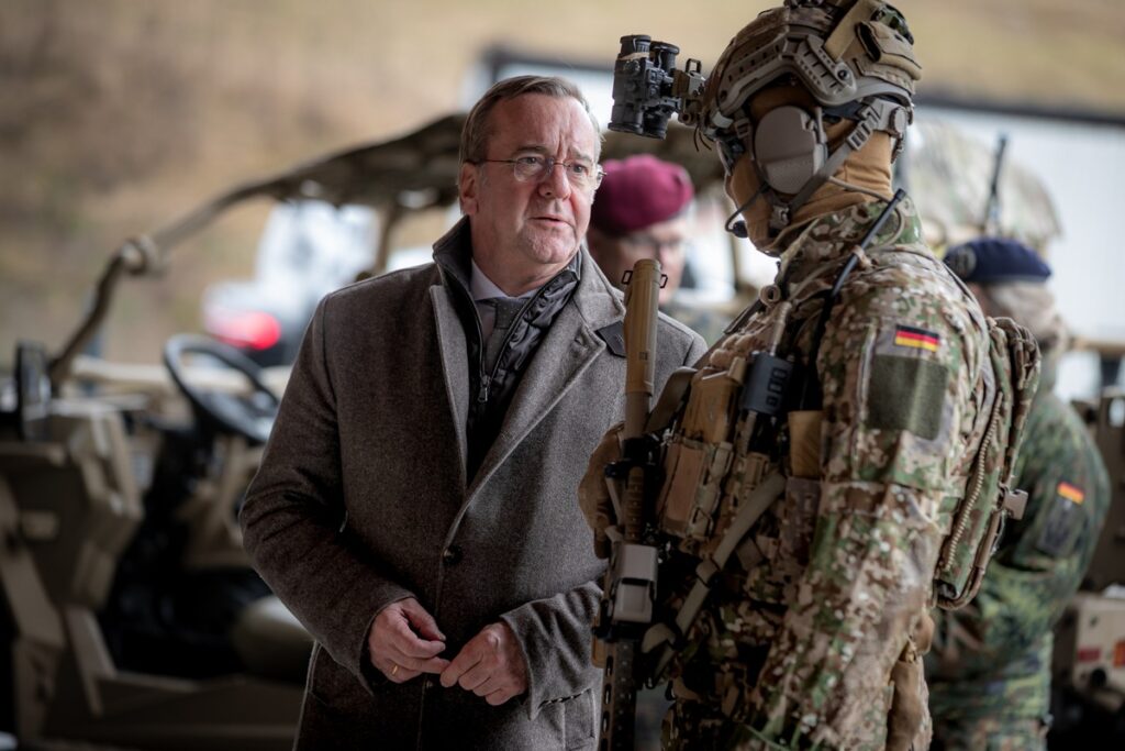 Poris Pistorius besuchte das Kommando Spezialkräfte (KSK).