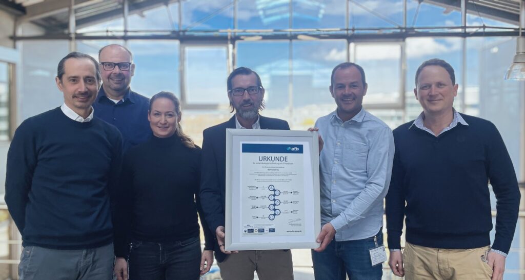 Auszeichnung für nachhaltige IT Ressourcennutzung / Erfolgreiche Zusammenarbeit zwischen Bertrandt und afb social & green IT