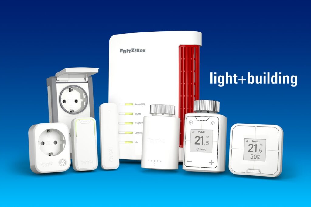 FRITZ! präsentiert smarte Energieeffizienz auf der Light + Building 2026: Neuer smarter Heizkörperthermostat und Matter Integration für maximale Flexibilität