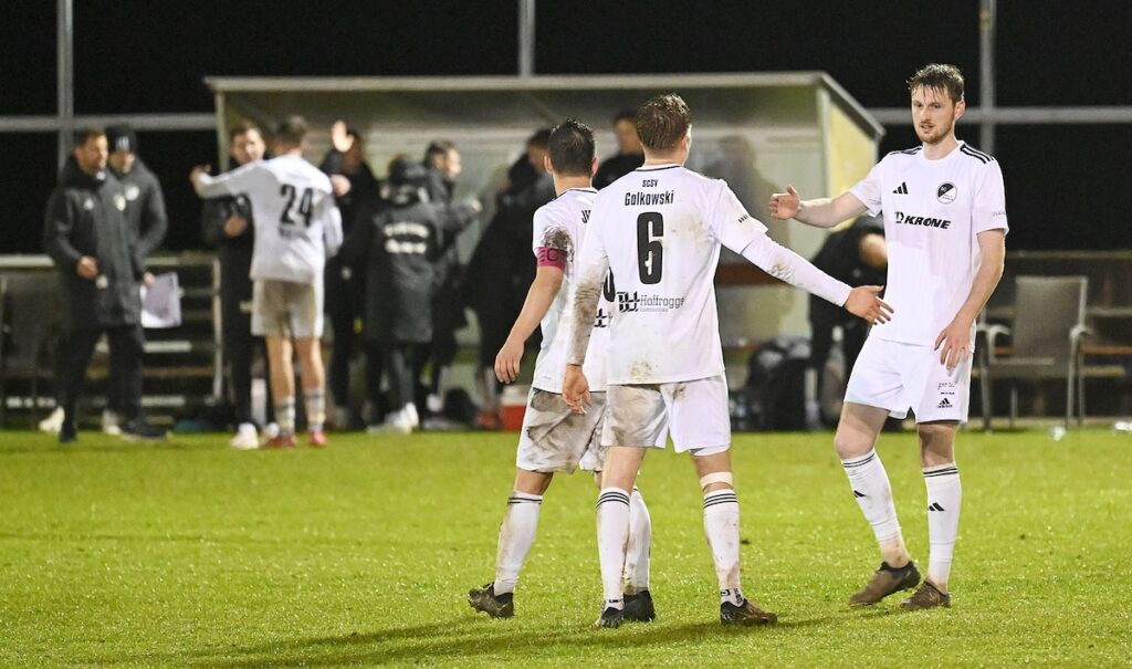 Speller Freude nach dem Schlusspfiff