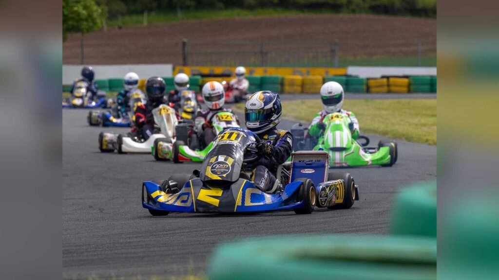 Gokart-Fahrer bei der AvD-ACV German Karting Series