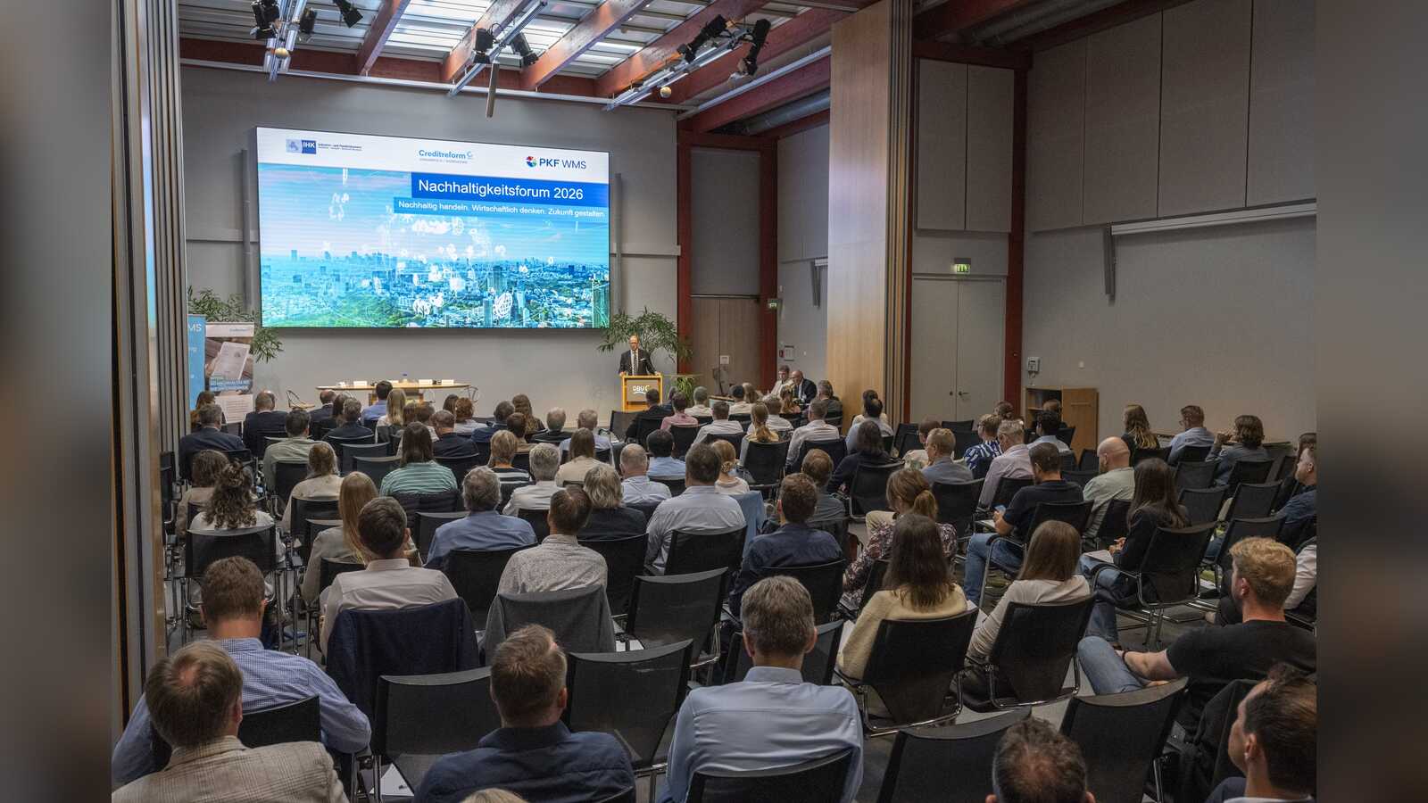 Publikum beim Nachhaltigkeitsforum 2026 in der Deutschen Bundesstiftung Umwelt in Osnabrück