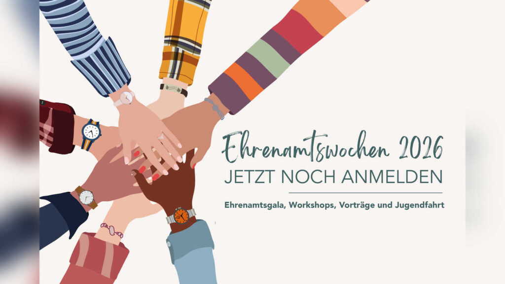 Motiv zu den Ehrenamtswochen 2026 der Stadt Ahaus