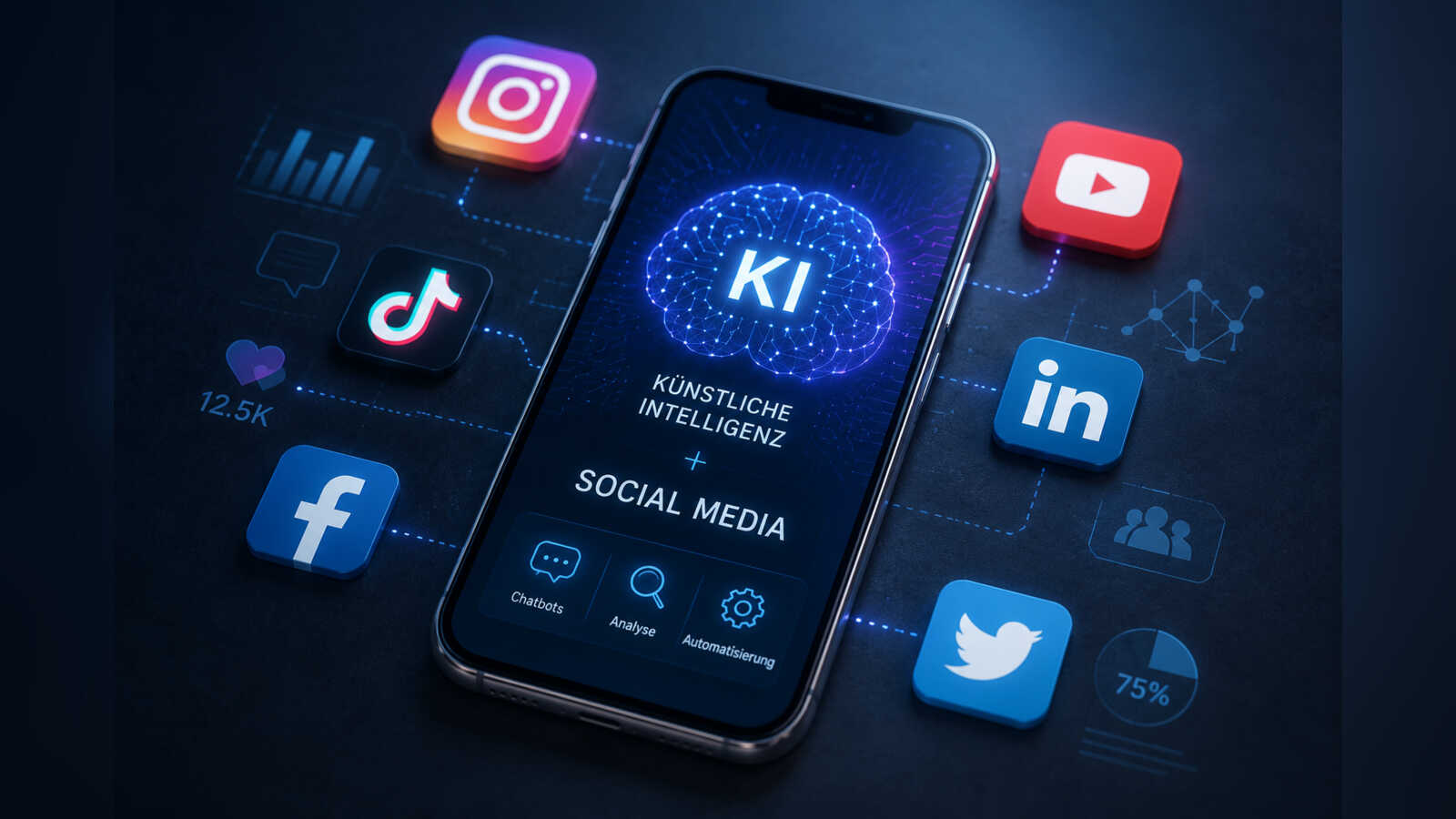 Symbolbild zum Workshop über künstliche Intelligenz im Social-Media-Auftritt von Vereinen in Ahaus