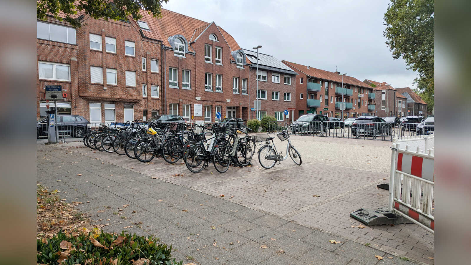 Bauarbeiten an der Wallstraße in Ahaus