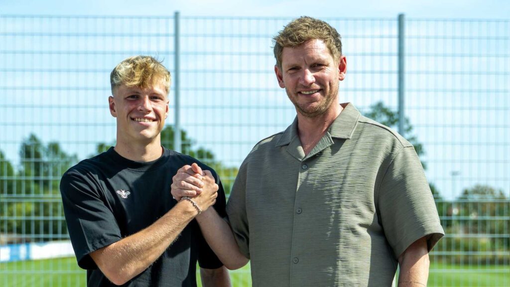 Leon Mergner im Trikot des 1. FC Magdeburg
