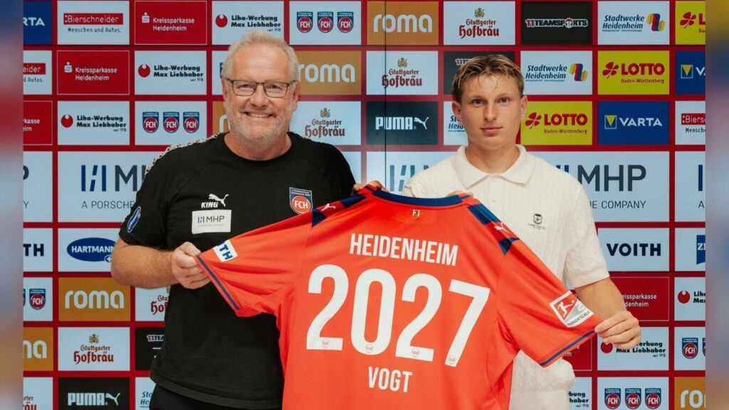 Holger Sanwald (FCH Vorstandsvorsitzender) und Alessandro Vogt