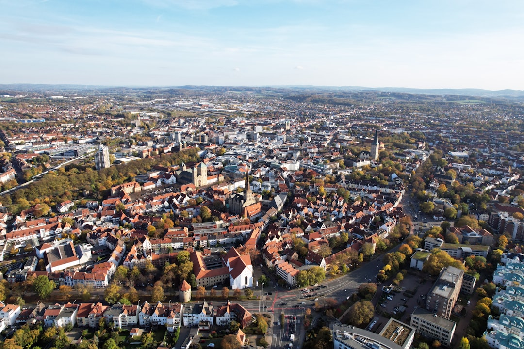Luftbild der Stadt Osnabrück