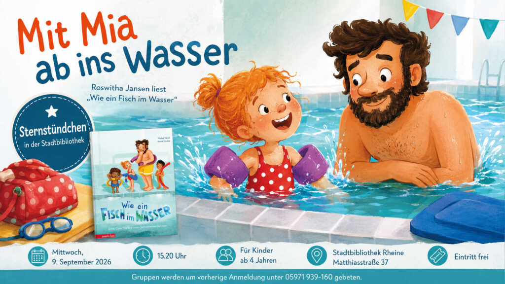 Bilderbuch „Wie ein Fisch im Wasser“ von Maike Harel, illustriert von Anne Grobe