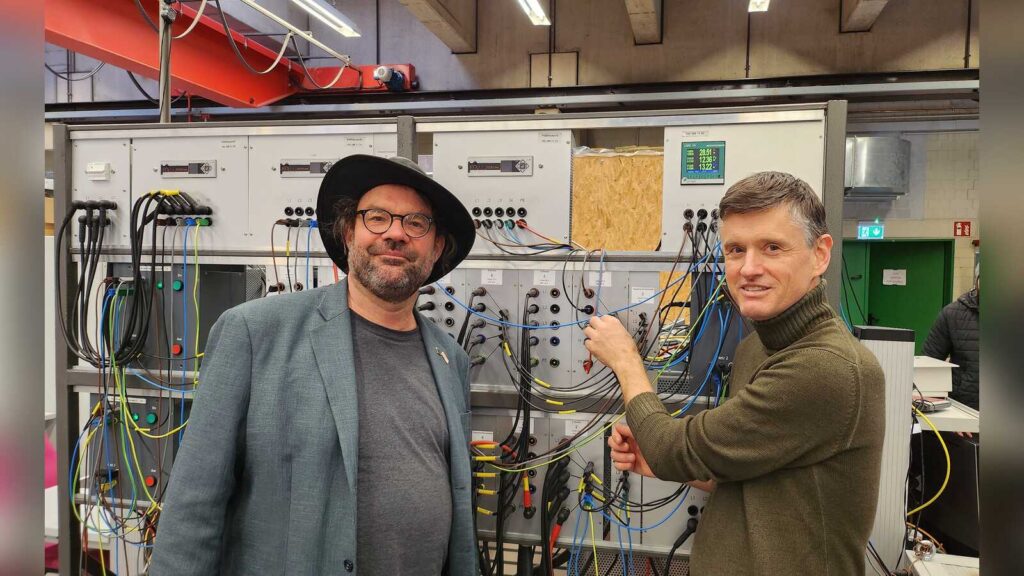 Prof. Dr. Eberhard Waffenschmidt und Prof. Dr. Ingo Stadler von der TH Köln, Erfinder von GridMaximizer