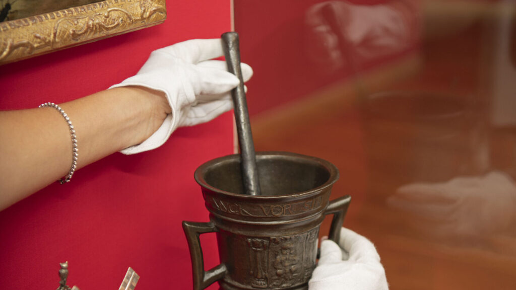 Münsters Stadtmuseum zeigt seltenen Bronzemörser von 1551