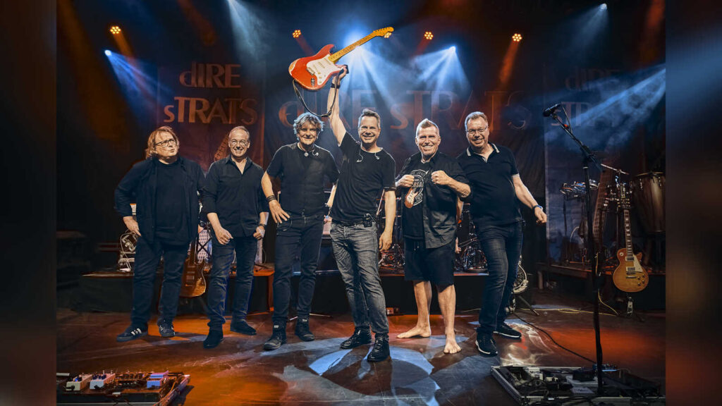 Die Band dIRE sTRATS live auf der Bühne