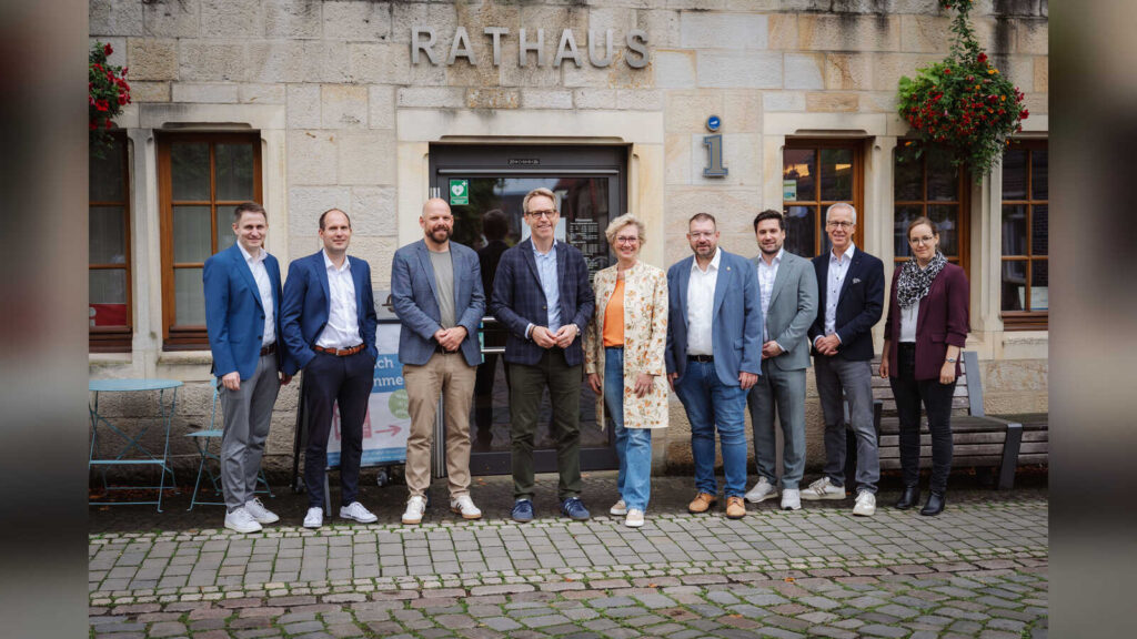 Kämmerinnen und Kämmerer aus dem Kreis Coesfeld im Gespräch mit Bundestagsabgeordnetem Marc Henrichmann im Billerbecker Rathaus