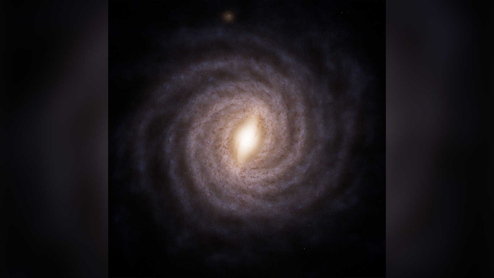 Künstlerische Darstellung der Milchstraße basierend auf Messungen des Astrometriesatelliten GAIA