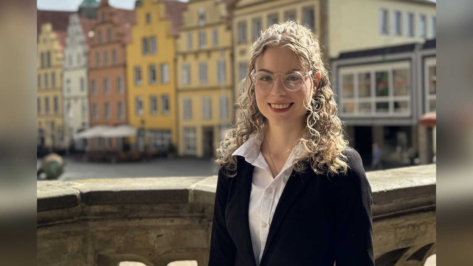 Julina Huppert, neue Städtebotschafterin für Osnabrück in Angers