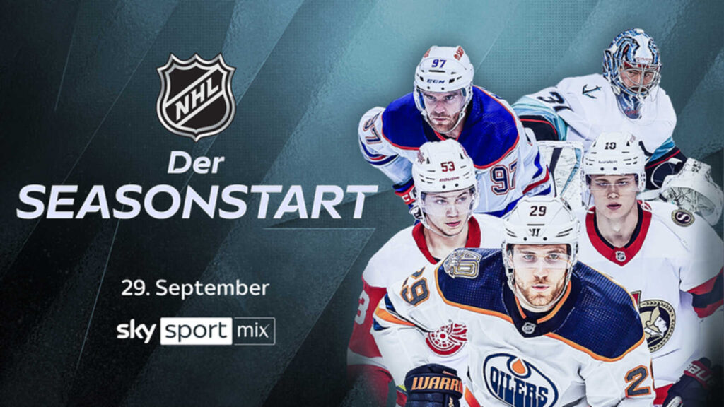Motiv von Sky Sport zum Start der NHL-Saison 2026/27