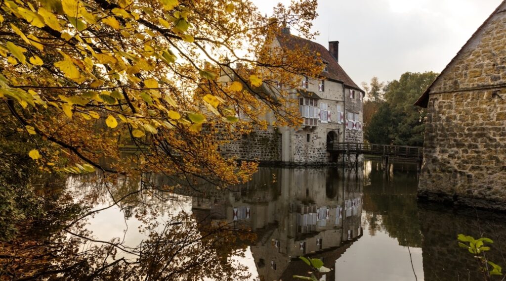 Burg Vischering in Lüdinghausen im Herbst