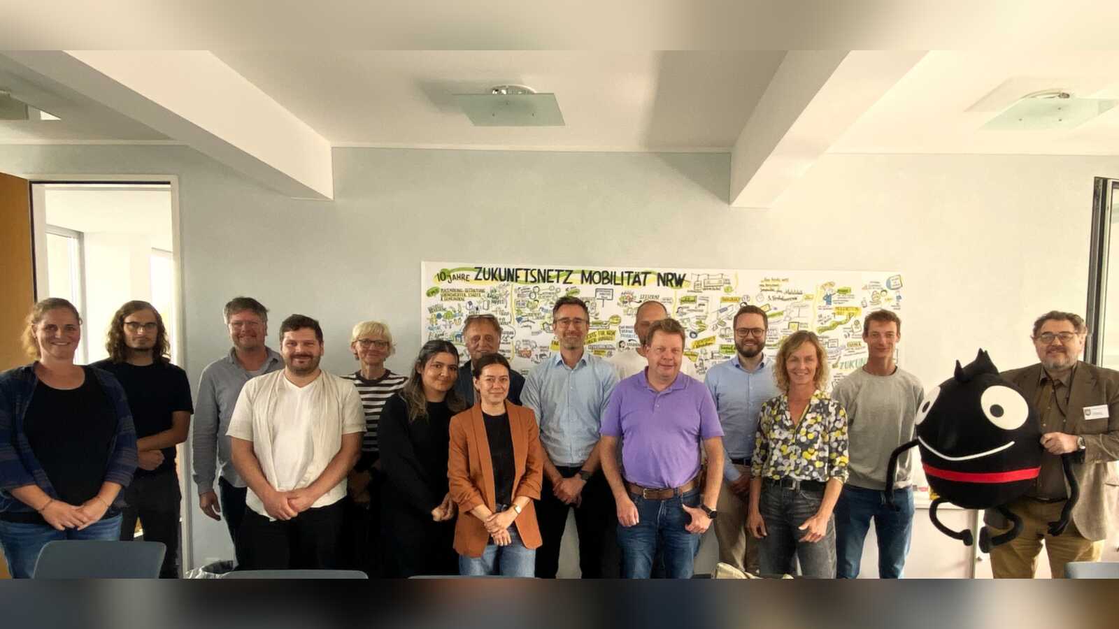 Vertreterinnen und Vertreter der kreisangehörigen Städte und Gemeinden beim Auftakt-Workshop zur Mobilitätsstrategie im Kreis Coesfeld