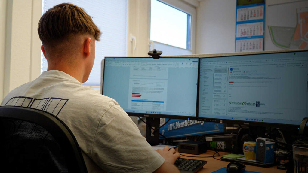 Kaufmännischer Auszubildender bei Augustin Entsorgung