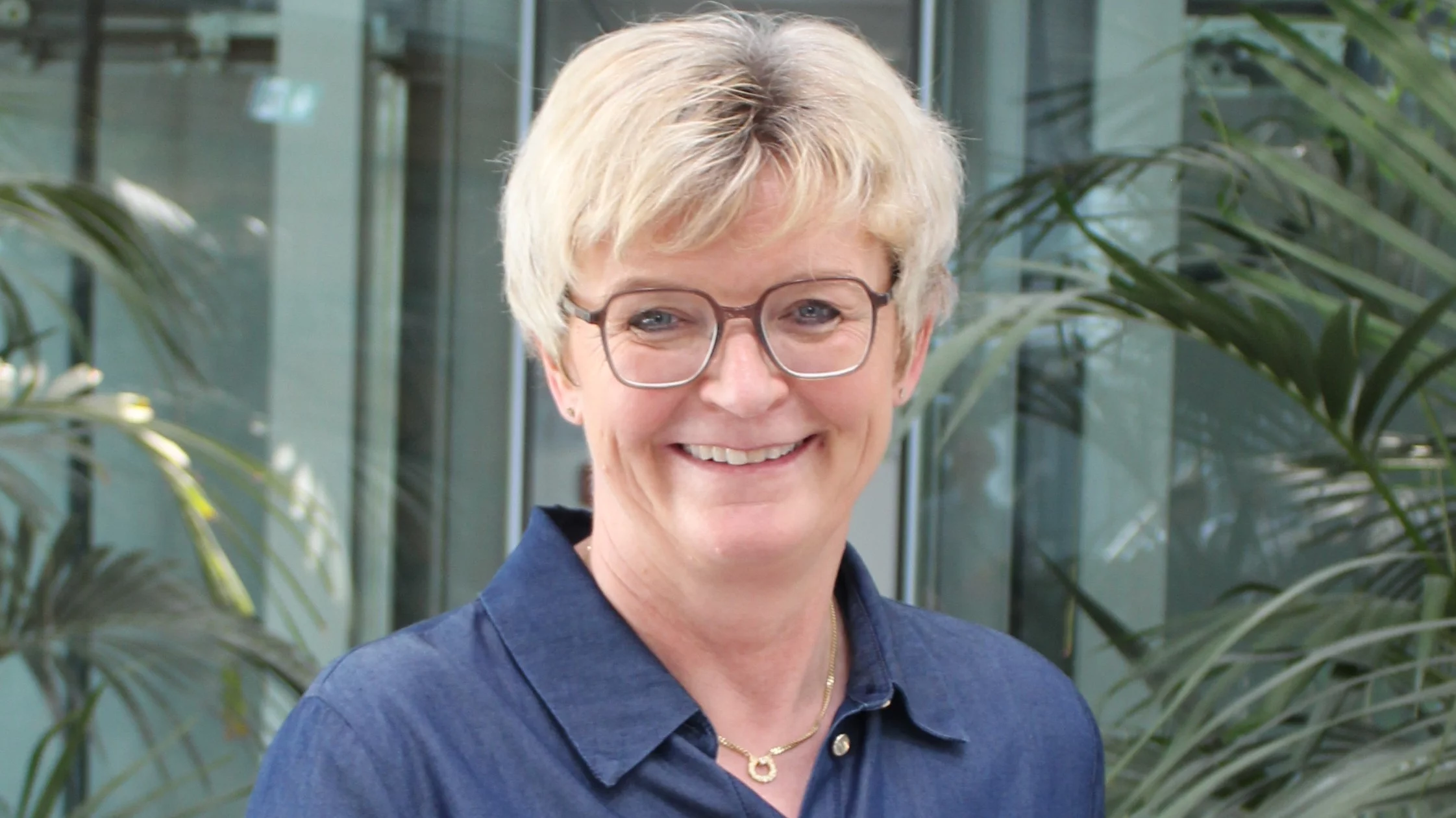 Porträt von Dagmar Möhlenhaskamp anlässlich ihres 40-jährigen Dienstjubiläums beim Landkreis Vechta