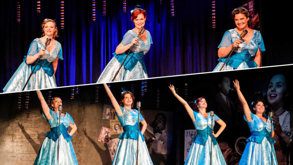 Szene aus der musikalischen Komödie „Das Fräulein Wunder“ im Theater Meppen