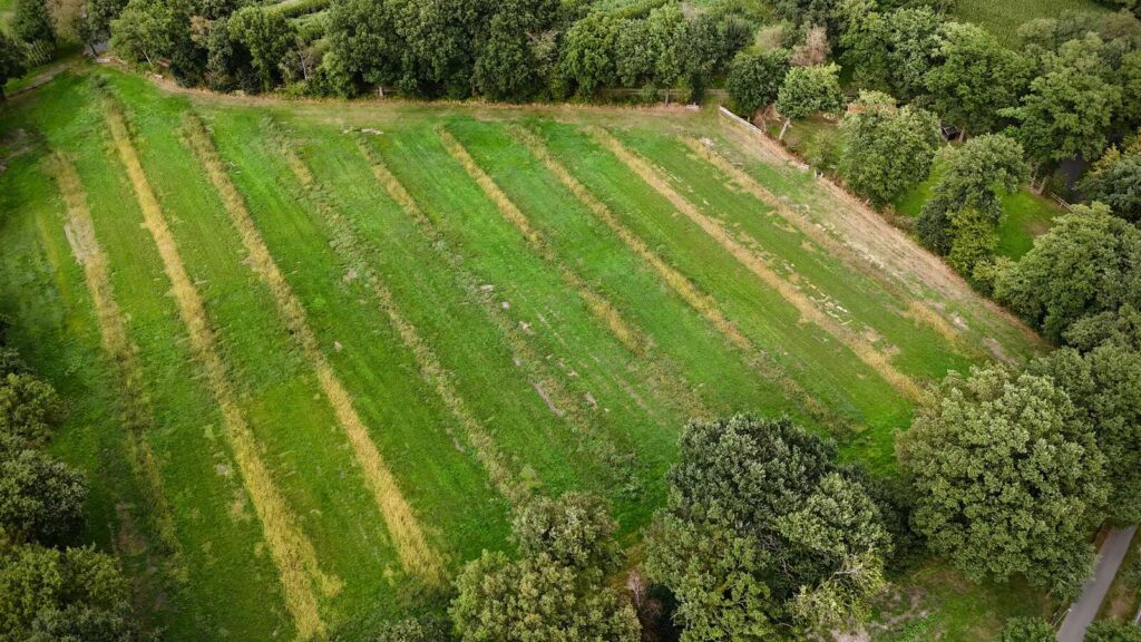 Die für den geplanten Campingplatz vorgesehene städtische Fläche im Bereich Lohesch in Nordhorn