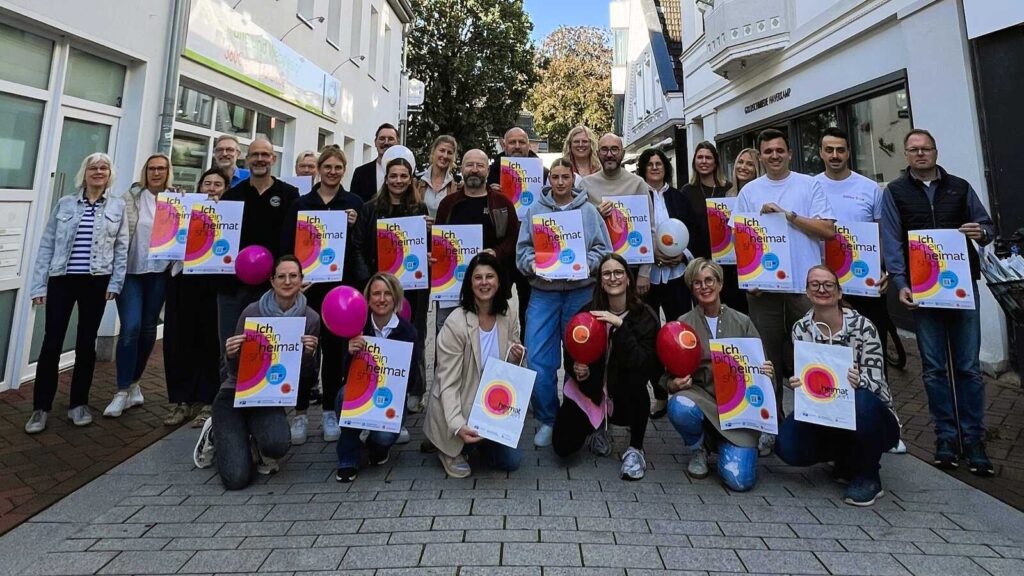 Heimat-Shoppen-Tasche der Aktionstage in der Emsdettener Innenstadt
