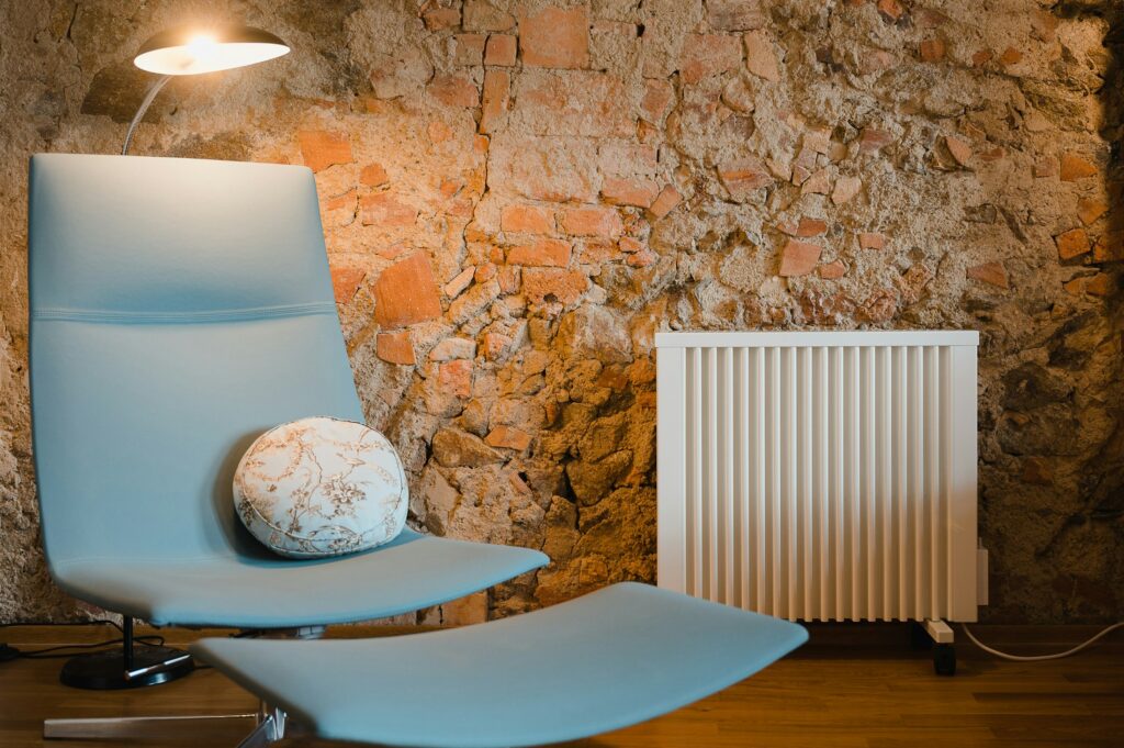 Elektrischer Heizkörper, Symbolbild zur Energieberatung EnergieDialog Kreis Coesfeld