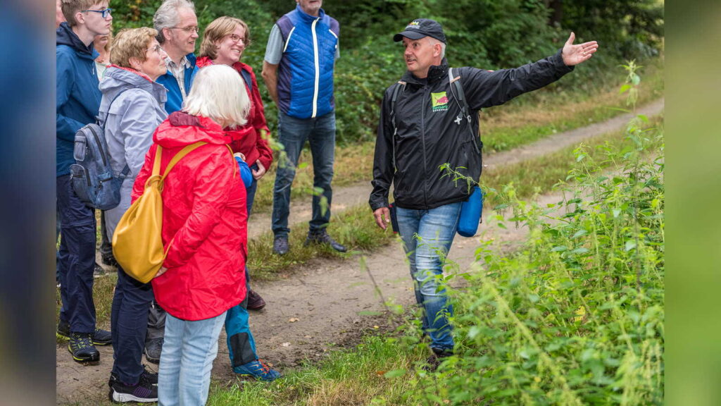Naturschutzranger führen durch den Bentheimer Hutewald