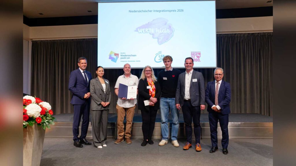 Verleihung des Niedersächsischen Integrationspreises 2026 an das Vechtaer Projekt Werte-Kids im Alten Rathaus Hannover