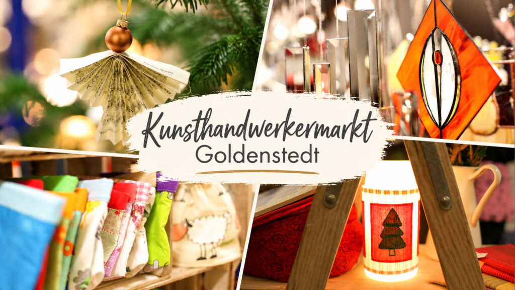 Handgefertigte Kunsthandwerksstücke beim Kunsthandwerkermarkt Goldenstedt