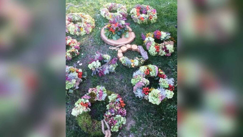 Weihnachtliche Dekoration aus Naturmaterialien, Bibelgarten Twist