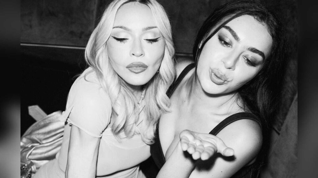 Madonna und Charli xcx, Pressefoto zur Single Danceteria Afterhours