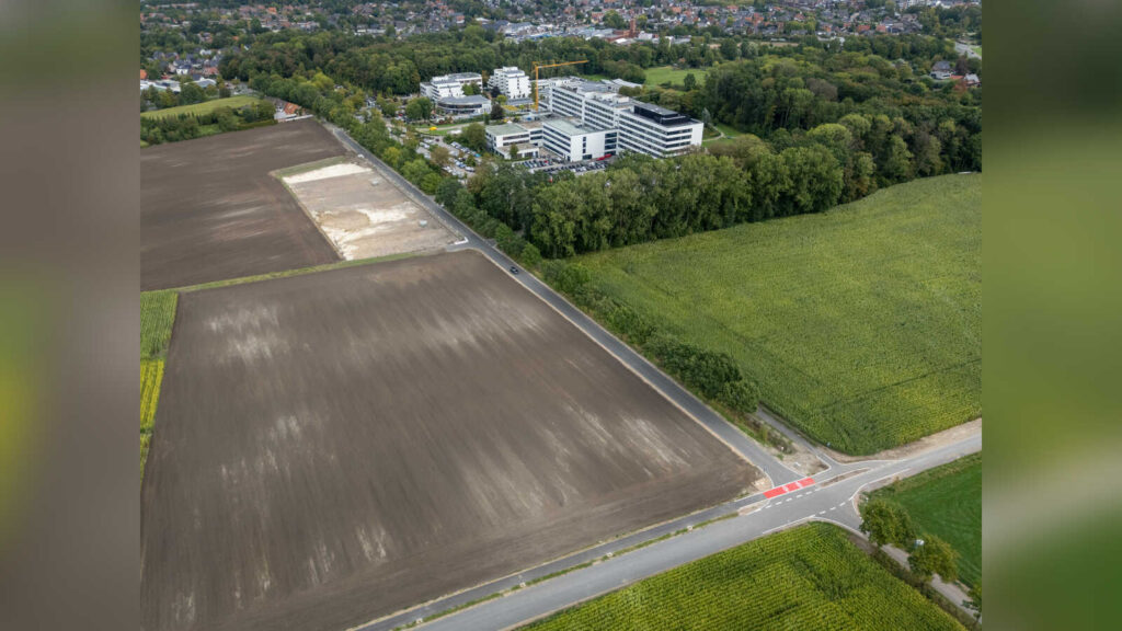 Neue südliche Zufahrt zum Klinikum Westmünsterland in Ahaus