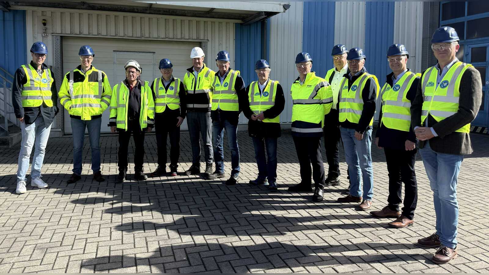 Produktionsanlage für Calciumcarbonat bei Omya im Emder Binnenhafen