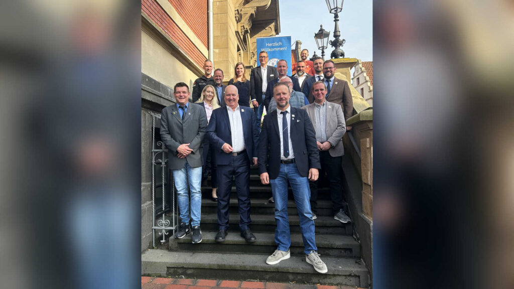Pressegespräch zum Gallimarkt 2026 in Leer mit Bürgermeister, Ordnungsamt, Schaustellern und Polizei