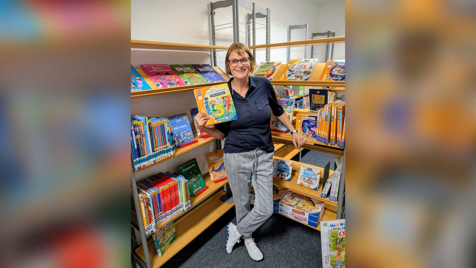 Roswitha Börger, Leiterin der Bücherei-Zweigstelle Klausheide
