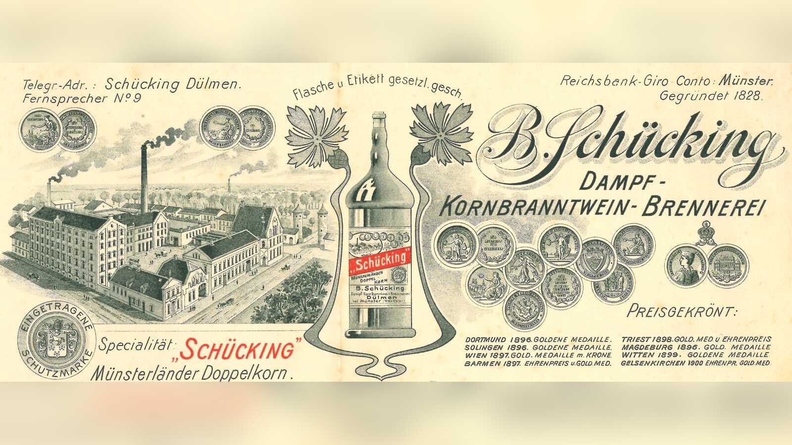 Historische Aufnahme aus dem Stadtarchiv Dülmen zum Thema Essen und Trinken in der Geschichte